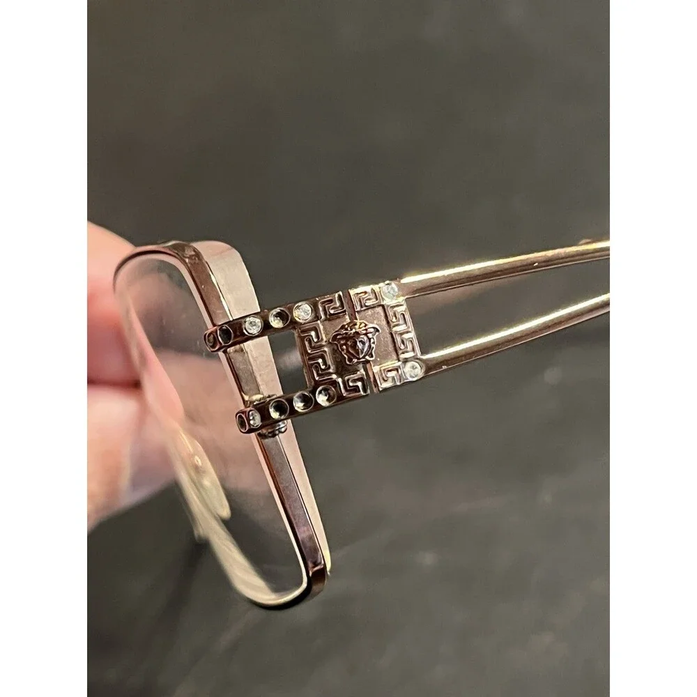 Versace MOD. 1114-B 1045 Bronze Eyeglasses Frames 54-18 130 Italy Designer Women